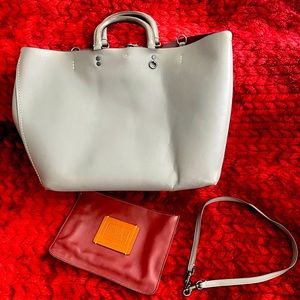 Coach leather tote